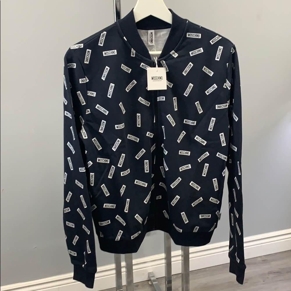 MOSCHINO Underwear ZIP UP CREWNECK